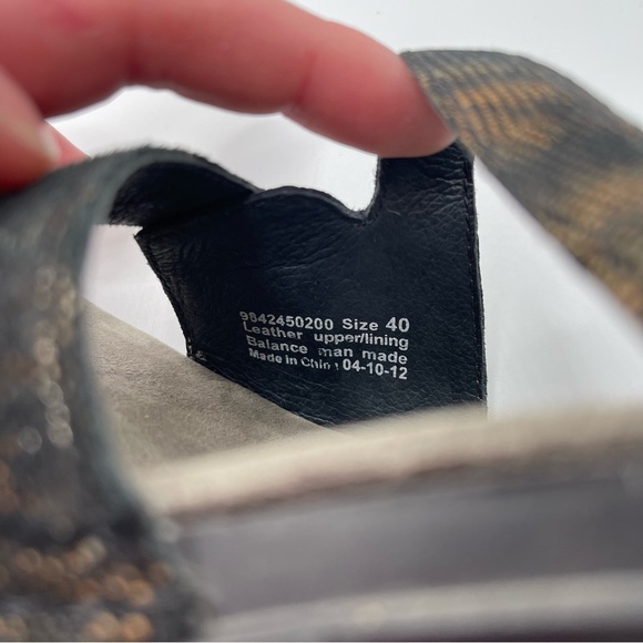 Dansko Sandals Women's Size 40 EU Black Shiny Silver Buckle Sandi Slingbacks - Picture 7 of 8